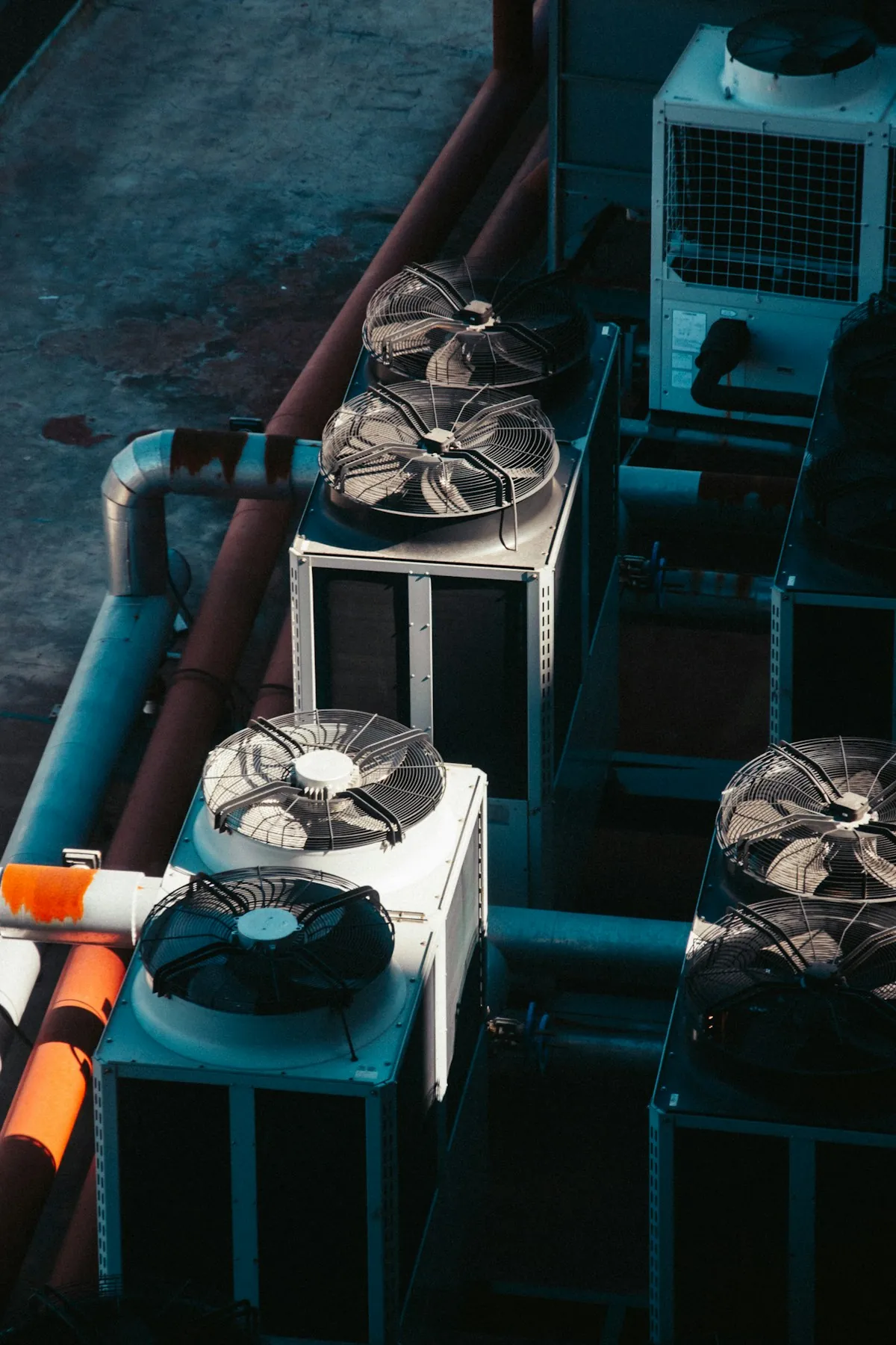 Central air conditioning ducts
